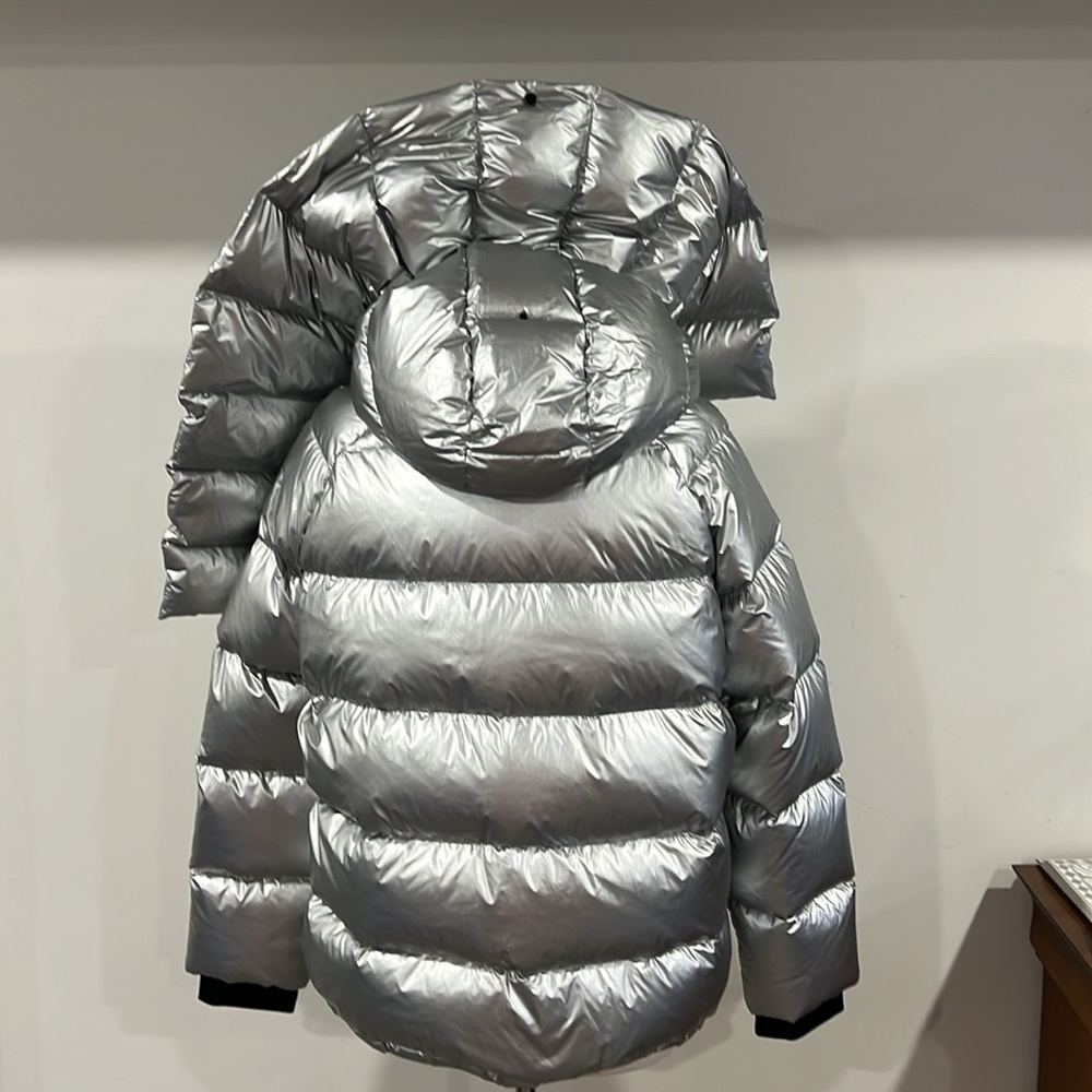 RUDSAK Shimmering Silver Puffer Coat - Picture 7 of 12